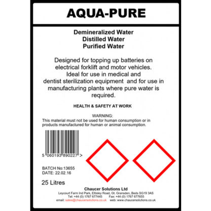 AQUA-PURE WATER - 25 litres - Image 2
