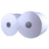 INDUSTRIAL 2 PLY WHITE EMBOSSED X 2 ROLLS