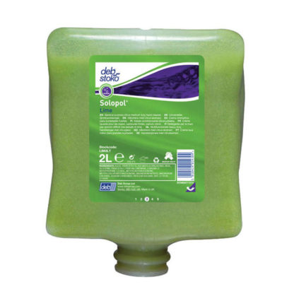 DEB SOLOPOL LIME HAND CLEANER - 2 LITRES